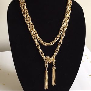 Paparazzi SCARFed for Attention Gold Chain